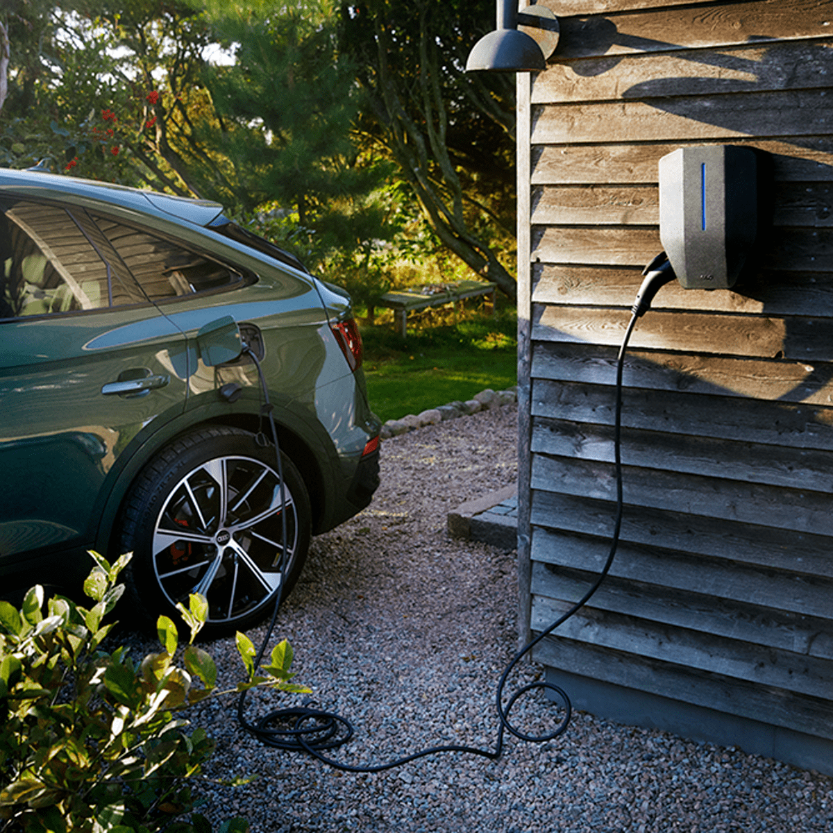 Ladestation von Optec für das Einfamilienhaus